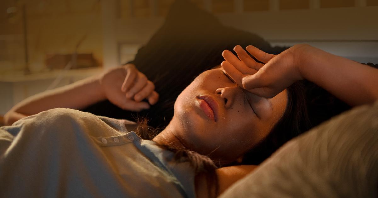 THE REASON FOR SWEATING DURING SLEEP AT NIGHT