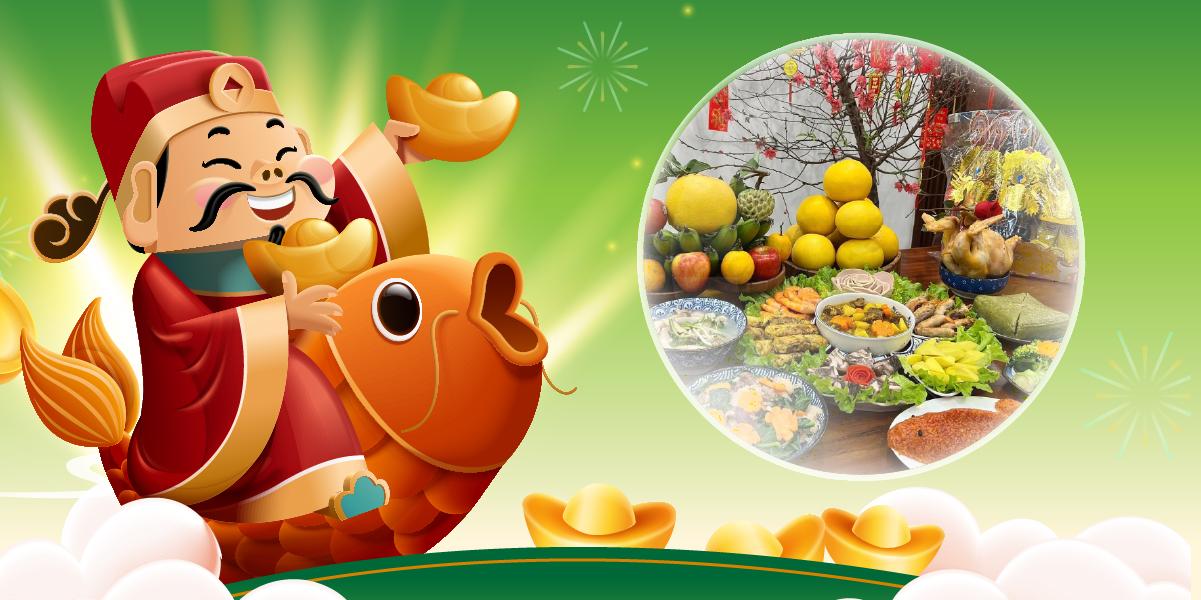 The significance of the ritual of worshiping Land Genie and Kitchen God