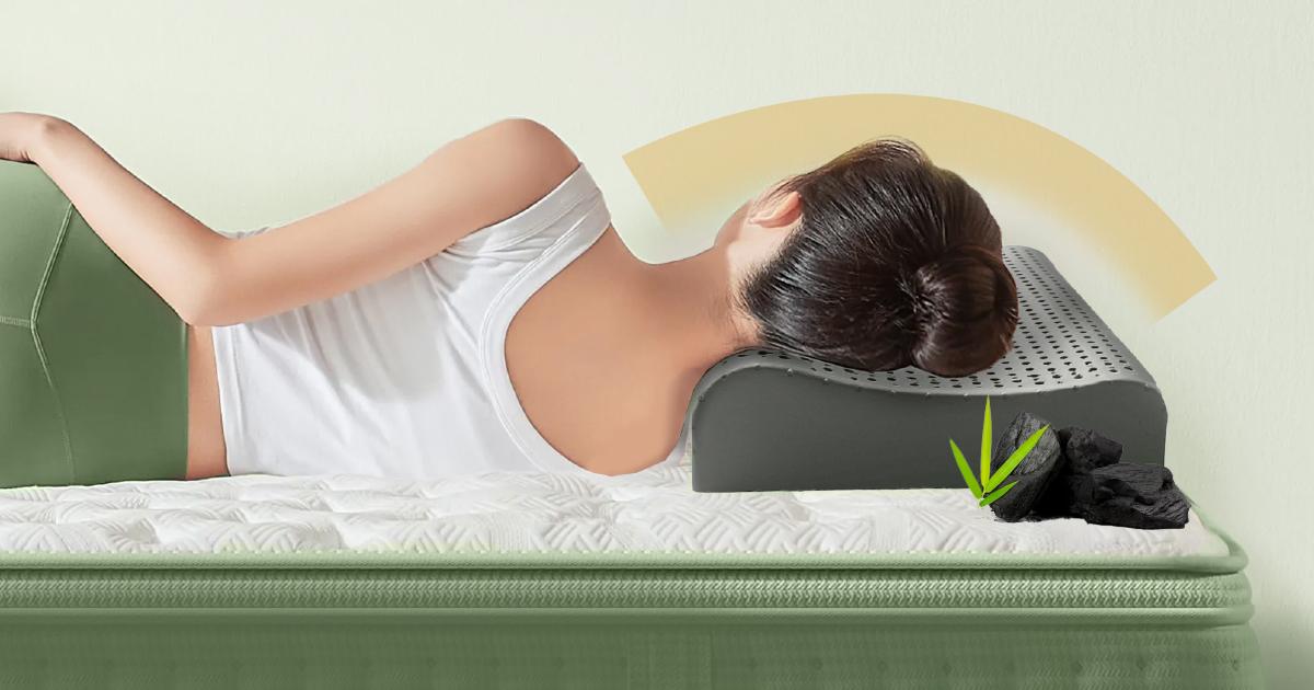 Những ưu điểm vượt trội của gối cao su than hoạt tính Vinapillow Siny B Charcoal