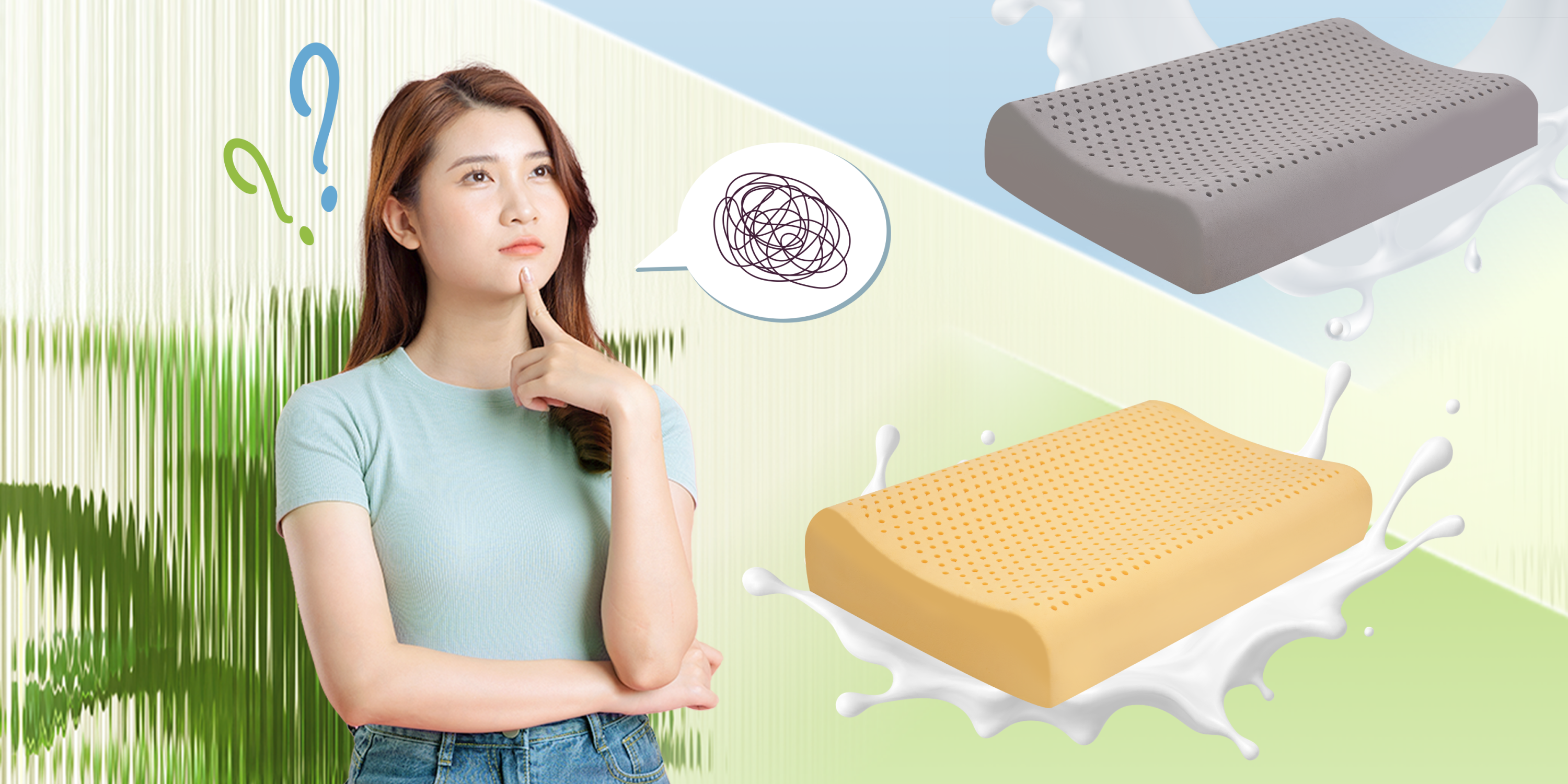 So sánh gối cao su thiên nhiên và gối cao su thiên than hoạt tính