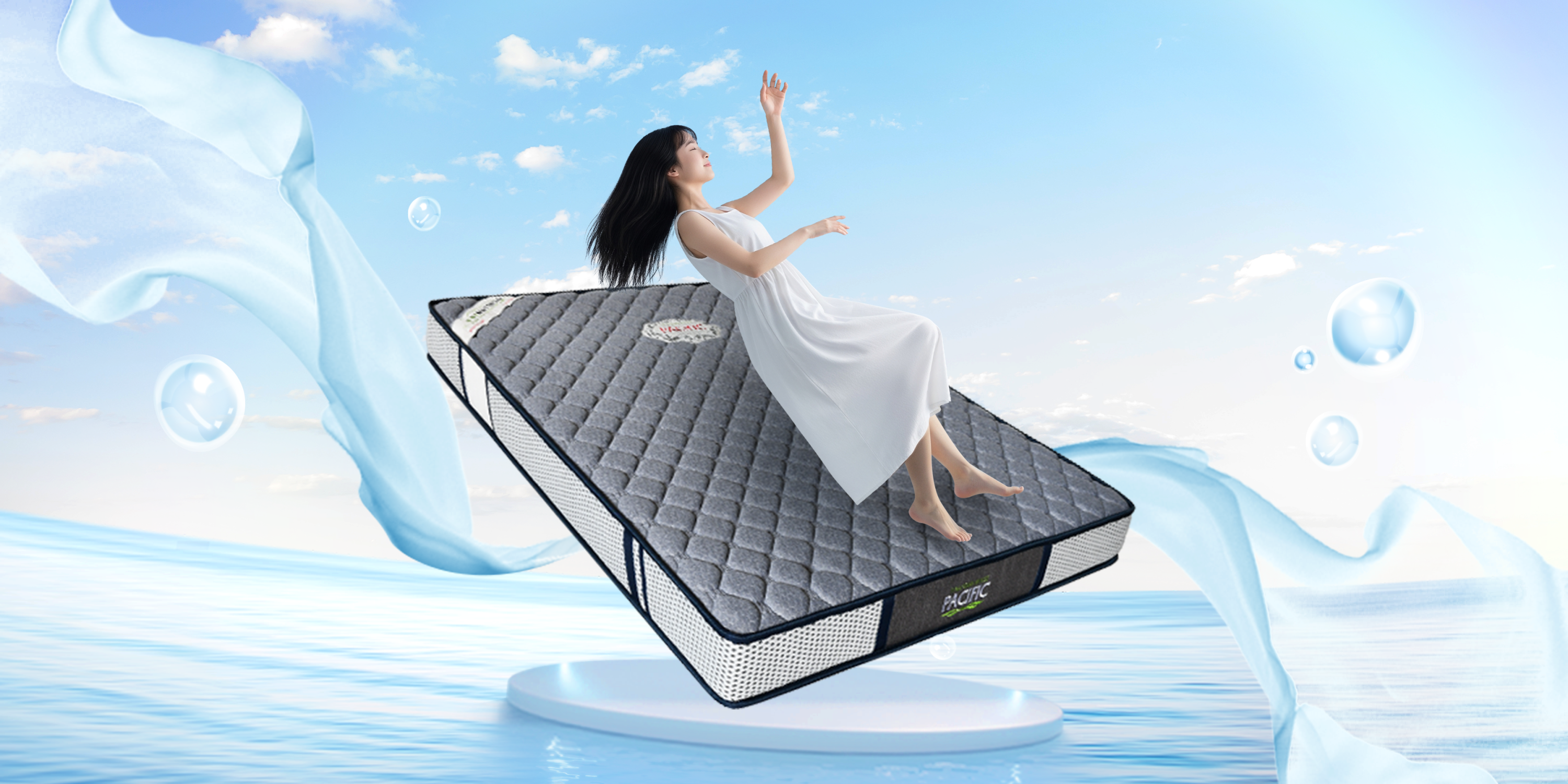 Nệm foam ép VINAFOAM MIXED PACIFIC: mang cả đại dương vào giấc ngủ