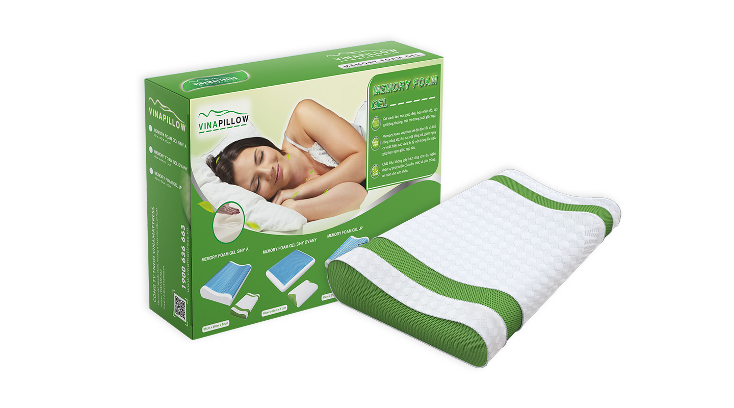 Vinapillow Memory Foam Gel Siny A