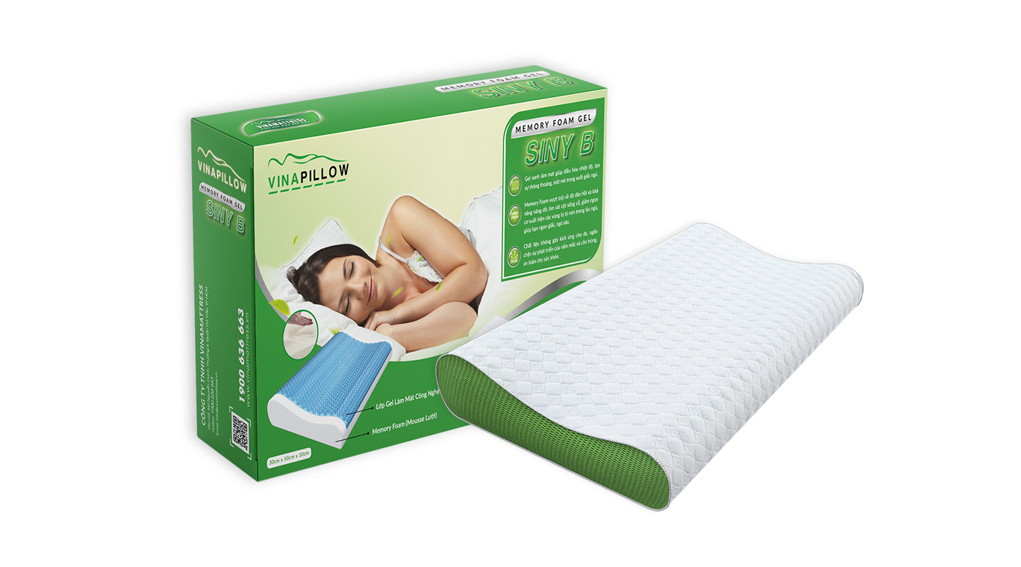 Vinapillow Memory Foam Gel Siny B